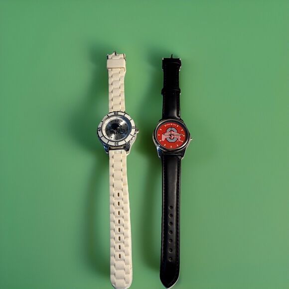 WATCHES Bundle Of Two (2) Ohio State & Football Helmet Gametime Brand GUC - Picture 1 of 8